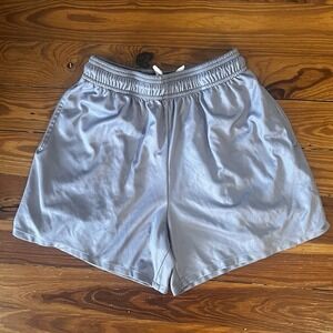 TRIBE Strike Fit Men's Athletic Shorts Gray 4.5" Inseam Size Small Performance